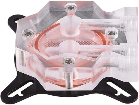 GPU Liquid Cooler,Computer GPU Universal Water Cooling Block Waterblock 40mm Copper Base,Processed with Anti-Oxidization Technology,Perfectly Fit The GPU,Carry Away More Heat from GPU Quickly in Saudi Arabia