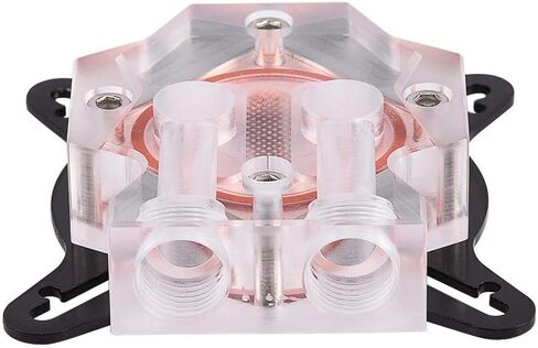 GPU Liquid Cooler,Computer GPU Universal Water Cooling Block Waterblock 40mm Copper Base,Processed with Anti-Oxidization Technology,Perfectly Fit The GPU,Carry Away More Heat from GPU Quickly in Saudi Arabia