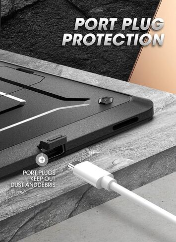 حافظة سلسلة SUPCASE Unicorn Beetle Pro مصممة لجهاز Samsung Galaxy Tab S9 FE مقاس 10.9 بوصة (إصدار 2023)، مع واقي شاشة مدمج وحامل قلم S حافظة متينة شديدة التحمل لكامل الجسم (أسود) in Saudi Arabia