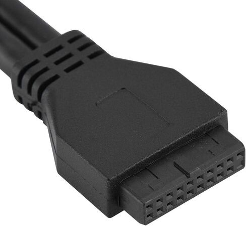 Front Panel USB Hub 6 Port, 4 Port USB 2.0 + 2 Port USB 3.0 Drive Bay 5.25 Inch with 9/19 Pin Connector for Desktop Computer Multi Connection in Kuwait