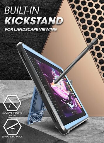 SUPCASE UB Pro Series Case for Galaxy Tab S6, with Built-in Screen Protector Full-Body Rugged Kickstand Protective Case for Galaxy Tab S6 10.5 Inch Model SM-T860/T865/T867 2019 Release (Slate Blue) in Kuwait