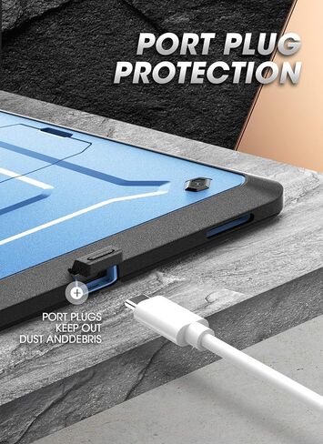 SUPCASE UB Pro Series Case for Galaxy Tab S6, with Built-in Screen Protector Full-Body Rugged Kickstand Protective Case for Galaxy Tab S6 10.5 Inch Model SM-T860/T865/T867 2019 Release (Slate Blue) in Kuwait