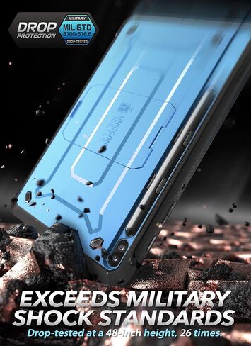 SUPCASE UB Pro Series Case for Galaxy Tab S6, with Built-in Screen Protector Full-Body Rugged Kickstand Protective Case for Galaxy Tab S6 10.5 Inch Model SM-T860/T865/T867 2019 Release (Slate Blue) in Kuwait