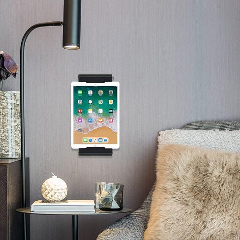 TFY Universal Self Adhesive Wall Mount Holder for Tablets,e-Readers and Smartphones,4.5-12.9 inch Devices,Compatible with iPad Pro,Air,Mini,Huawei,Galaxy (White) in Saudi Arabia