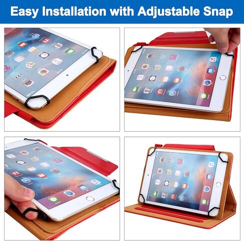 حافظة كمبيوتر لوحي مقاس 9.5-10.5 بوصة، غطاء كمبيوتر لوحي Android عالمي مقاس 9.5 10 10.1 بوصة، حافظة حامل عرض متعدد الزوايا للكمبيوتر اللوحي مقاس 9.5-10.5 بوصة، سماوي in Kuwait