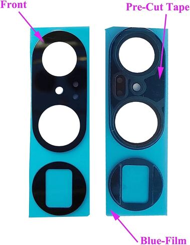 ubrokeifixit for Google Pixel 7 Pro 6.7" Rear Back Camera Glass Lens Cover Replacement for Google Pixel 7 Pro 6.7" 2022 GP4BC GE2AE,with Pre-Cut Tape (2 pcs/Pixel 7 Pro 6.7"/Black) in Saudi Arabia