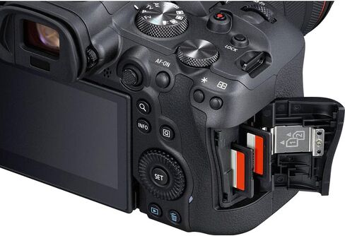 كاميرا Canon EOS R6 الرقمية بدون مرآة (الهيكل فقط) 4082C002 + عدسة Canon RF مقاس 24-70 مم + بطاقة ذاكرة 2 × 64 جيجابايت + حقيبة + برنامج Corel + 3 بطاريات LPE6 × + شاحن خارجي + قارئ بطاقات + المزيد (متجددة) in Saudi Arabia