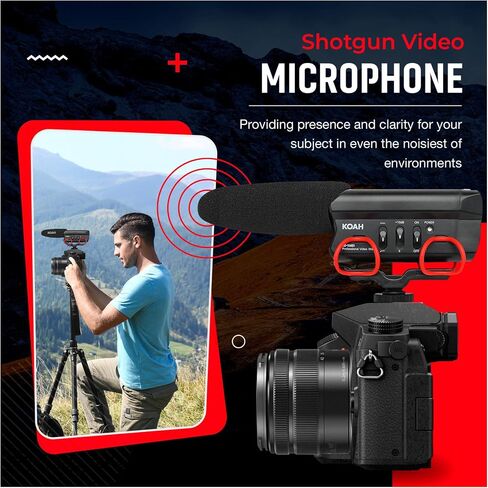 باناسونيك لوميكس G7 كاميرا رقمية مع حزمة اكسسوارات للمايكروفون وعدسات 14-42 ملم - f/3.5-5.6 in Saudi Arabia