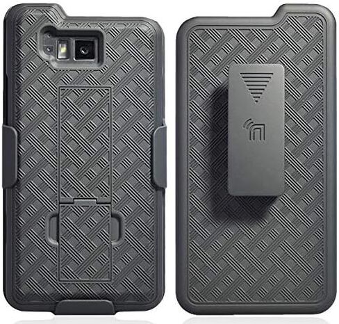 سلسلة Nakedcellphone Combo المتوافقة مع حافظة هاتف Sonim XP8، غطاء صلب بمسند مع مشبك حزام [دوار/سقاطة] لجهاز XP8800 - وردي ذهبي وردي in Kuwait
