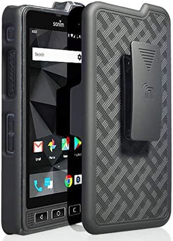 سلسلة Nakedcellphone Combo المتوافقة مع حافظة هاتف Sonim XP8، غطاء صلب بمسند مع مشبك حزام [دوار/سقاطة] لجهاز XP8800 - وردي ذهبي وردي in Kuwait