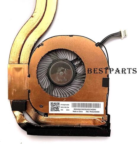 مروحة تبريد وحدة المعالجة المركزية الجديدة من BestParts مع بديل مبدد الحرارة لجهاز Lenovo ThinkPad T480s إصدار بطاقة مخصص P/N 01HW696 in Kuwait