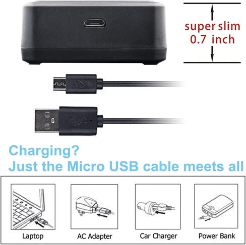 حزمة واحدة من بطارية NP-BX1 من Kastar وشاحن USB ثلاثي LCD متوافق مع Sony NP-BX1، النوع X، حزمة بطارية قابلة لإعادة الشحن من سلسلة X، Sony BC-CSX، BC-CSXB، BC-TRX، شاحن Acc-TRBX، مقبض التصوير VCT -SGR1 in Saudi Arabia