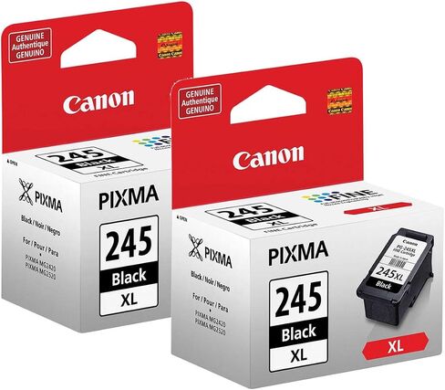 كانون خرطوشة حبر سوداء عالية السعة PG-245 XL لطابعات بيكسما ام جي - 12 مل - عبوة من قطعتين in Saudi Arabia