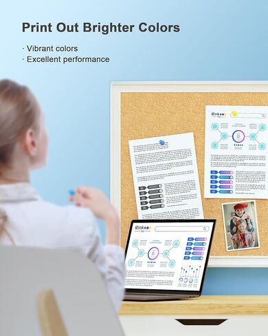 استبدال خرطوشة الحبر المعاد تصنيعها E-Z Ink Pro 232XL لطابعة Epson 232 XL 232XL 232 لطابعة Epson Expression Home XP-4200 XP-4205 Workforce WF-2930 WF-2950 (4 عبوات باللون الأسود والسماوي والأرجواني والأصفر) in Kuwait