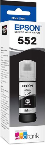 حبر زجاجة Epson Claria ET Premium T552020 عالي السعة - أسود وحبر زجاجة Claria ET Premium T552120 عالي السعة - أسود للصور in Saudi Arabia