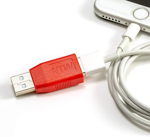 ان تي دبليو محول USB للشحن الامن، احمر، صغير (NUSB-KDL5-RD) in Kuwait