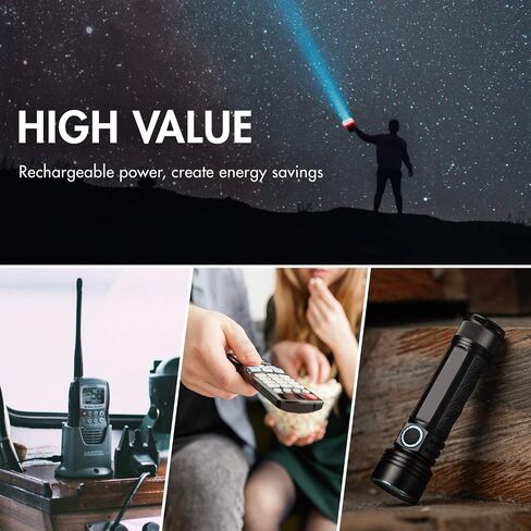 Tenergy 10000mAh NiMH D Battery, Rechargeable High Capacity D Size Battery, High Drain D Cell Batteries for Flashlight, 16-Pack - UL Certified in Saudi Arabia