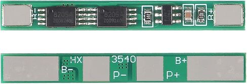 ACEIRMC 12 قطعة 1S 3.7V 4A 18650 شاحن PCB BMS لوح حماية لخلية بطارية ليثيوم أيون in Kuwait