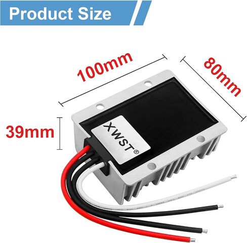 DC DC Stabilizer 9V-36V to 24V Boost Buck Converter 20A 360W Waterproof Power Supply Auto Step Up Down Voltage Regulator 24V Volt Transformer Module in Kuwait