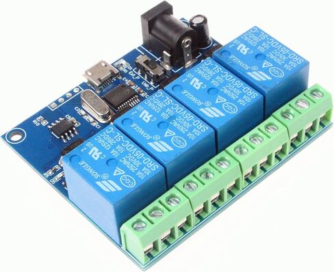 NOYITO 4-Channel Micro USB Relay Module USB Smart Control Switch USB Intelligent Control Switch in Saudi Arabia