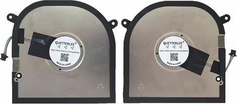 QUETTERLEE استبدال جديد وحدة المعالجة المركزية للكمبيوتر المحمول + مروحة تبريد GPU لـ Dell XPS 9700 9710 9720 Precision 5750 5760 5770 Series 0CV6MT 02Y100 0XR6Y C4YVP 0MXF81 0P2FY9 EG50060S1-C500-S9A EG50060S1-C510-S9A مروحة in Saudi Arabia
