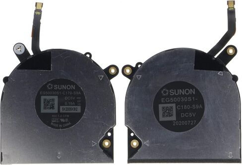 Replacement CPU&GPU Cooling Fan for DELL XPS 13 7390 2-in-1 0VDFK8 EG50030S1-C170-S9A EG50030S1-C180-S9A in Saudi Arabia