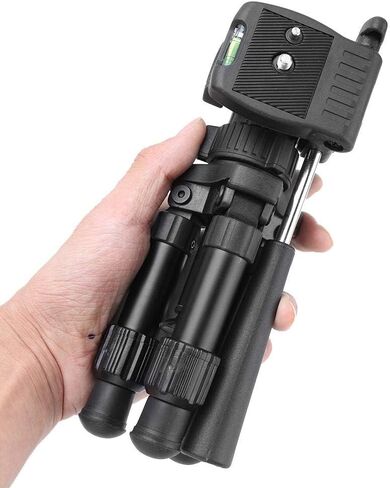 حامل ثلاثي القوائم صغير الحجم قابل للتمدد يوضع على سطح الطاولة مناسب للسفر مع مستويات مزدوجة مناسب لكاميرا نيكون دي اس ال ار in Kuwait