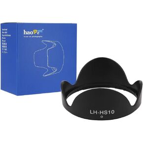Haoge Bayonet Lens Hood for Fujifilm Fuji FinePix HS10, HS11, HS20, HS22, HS25, HS28, HS30, HS33, HS35, HS50 Camera Replaces Fujifilm LH-HS10 in Saudi Arabia
