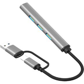 SGIN USB C إلى USB 4 منافذ Hub، محول USB C 5V/3A، موزع USB C لأجهزة الكمبيوتر المحمول، USB من النوع C إلى USB Hub للكمبيوتر الشخصي، Chromebook، MacBook والمزيد من أجهزة USB من النوع C in Saudi Arabia