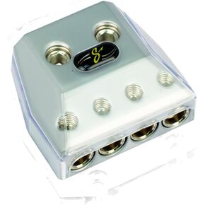 Stinger SHD21 HPM Series Power or Ground Distribution Block with Satin Chrome Finish in Saudi Arabia