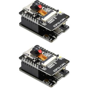 2PCS ESP32-CAM-MB, Aideepen ESP32-CAM W BT Board ESP32-CAM-MB Micro USB to Serial Port CH-340G with OV2640 2MP Camera Module Dual Mode in Kuwait