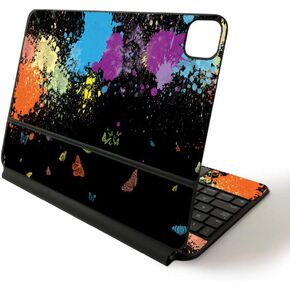 MightySkins Skin for Apple Magic Keyboard for iPad Pro 11-inch (2020) - Sushi | Protective, Durable, and Unique Vinyl Decal wrap Cover, Bright Smoke (APIPSK1120-Bright Smoke) in Saudi Arabia