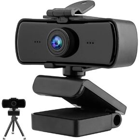 كاميرا ويب عالية الدقة USB كاميرا ويب 1080p 30 إطارًا في الثانية كاميرا ويب كاميرا فيديو صوت ستيريو واضح HD تصحيح الضوء التوصيل والتشغيل للكمبيوتر/الكمبيوتر المحمول/MacBook/الكمبيوتر in Kuwait
