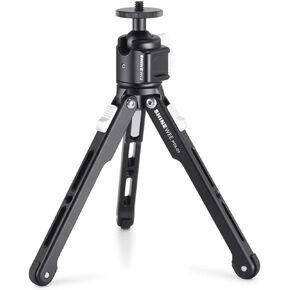 Mini Tripod for Camera,Cell Phone,Webcam Gopro DJI Mount on Table Stand,Ball Head with Cold Shoe Interface for MIC or Light Source Mount Black in Kuwait