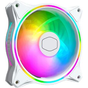 Cooler Master MasterFan MF120 Halo White Edition PC Case Fan with 120mm RGB 3 Pack MFL-B2DW-183PA-R1 FN1641