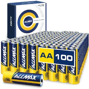 Allmax AA Maximum Power Alkaline Batteries (100 Count) – 1.5V in Saudi Arabia