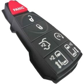 KAWIHEN مفتاح فوب استبدال الجلد لـ 2008-2015 Town and Country 2008-2019 دودج جراند كارافان IYZ-C01C M3N5WY783X 56046708AB in Kuwait