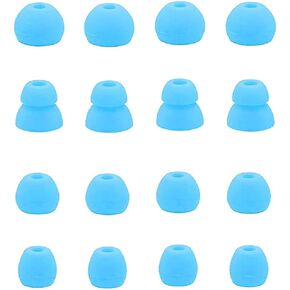 BLLQ Gray Ear Tips Compatible with Beats Flex, Replacement Ear Buds Ear Cap Ear Plug Eartips for Beat s Flex Wireless Earbuds, 8 Pairs, Light Gray [Flex] in Saudi Arabia