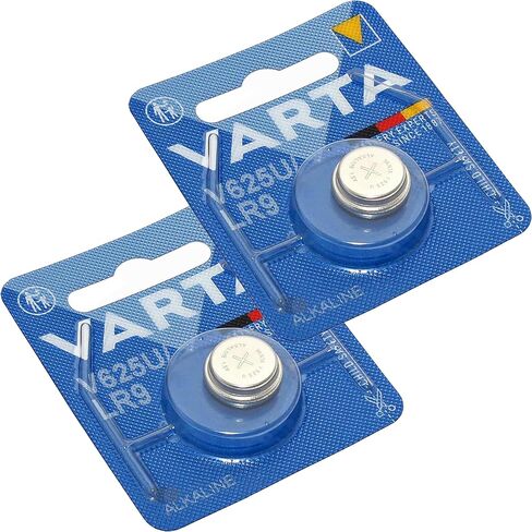 Prime Ave Varta V625U LR9 PX625A KX625 PX625 MR9 مفتاح دخول بدون مفتاح للسيارة عن بعد، كاميرات، مشغل MP3، Gameboy، أجهزة طبية إلكترونية، أجهزة اللياقة البدنية، بطارية بديلة للساعات (حزمة من 2) in Kuwait