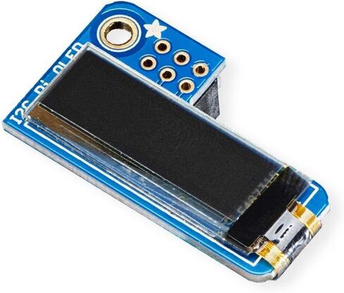 Adafruit [3527 PiOLED - 128x32 Monochrome OLED Add-on for Raspberry Pi in Saudi Arabia