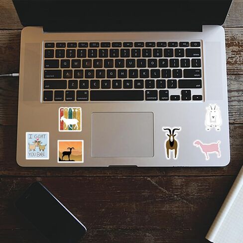 50 قطعة من ملصقات الماعز المضحكة، من الفينيل المقاوم للماء، مقاس 2-3 بوصة، للأطفال والمراهقين والبالغين، ومذكرات زجاجات المياه للكمبيوتر المحمول in Kuwait
