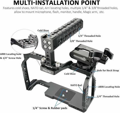Camera Cage Rig Kit Compatible with BMPCC 6K Pro & 6K G2 in Kuwait