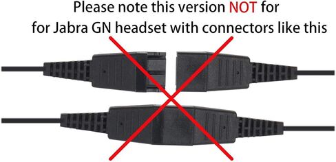 VoiceJoy Call Center Headset Quick Disconnect Cable Y Splitter Adapter Y Training Supervisor Cable with Mute Button Compatible with Plantronics Headsets in Kuwait