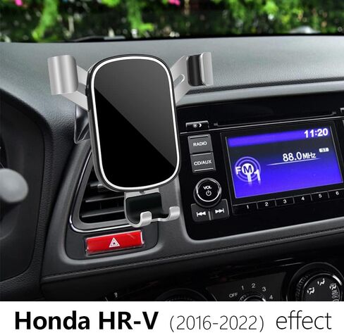 LUNQIN Car Phone Holder for 2016-2022 Honda HRV HR-V [Big Phones with Case Friendly] Auto Accessories Navigation Bracket Interior Decoration Mobile Cellphone Mount in Saudi Arabia