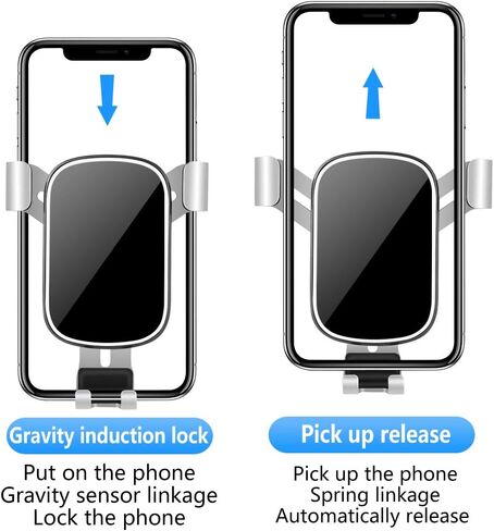 LUNQIN Car Phone Holder for 2016-2022 Honda HRV HR-V [Big Phones with Case Friendly] Auto Accessories Navigation Bracket Interior Decoration Mobile Cellphone Mount in Saudi Arabia
