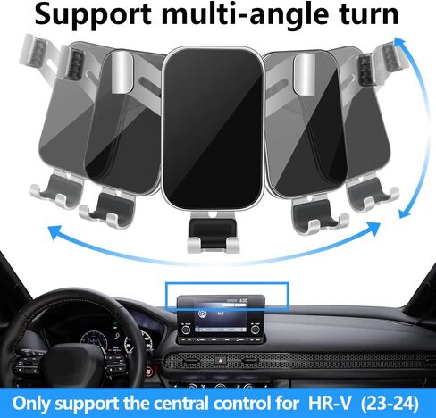 Car Phone Holder for Honda HRV HR-V 2023 2024 2025 2026 2027 Auto Interior Accessories Best Cell Phones Mount Cellphone Mobile Cradle Charging Navigation Bracket Screen Stand Accessory in Kuwait
