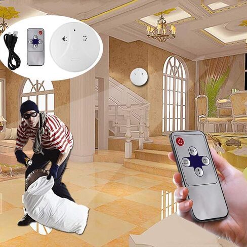 CHSMONB Hidden Camera, 1080P HD Nanny Cam Spy Camera Wireless Mini Video Recorder for Indoor Home Security Monitoring Motion Detection(No WiFi) in Kuwait