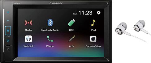 بايونير مستقبل صوت وفيديو للوسائط المتعددة مقاس 6.2 انش مزدوج DIN داخل لوحة القيادة مع بلوتوث MVH210EX in Kuwait