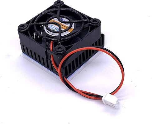 Easycargo 40mm Heatsink Fan 12V Kit, Cooler Heat Sink 40x40mm + 12V Ball Bearing Fan + Thermal Tape + Grill Screw Mounting Kit (1) in Saudi Arabia