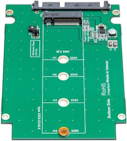 U.2 (SFF-8639) إلى حاوية M.2 M Key NVMe PCIe SSD، M.2 M Key to U.2 Converter 2.5" SY-ADA40112 in Kuwait